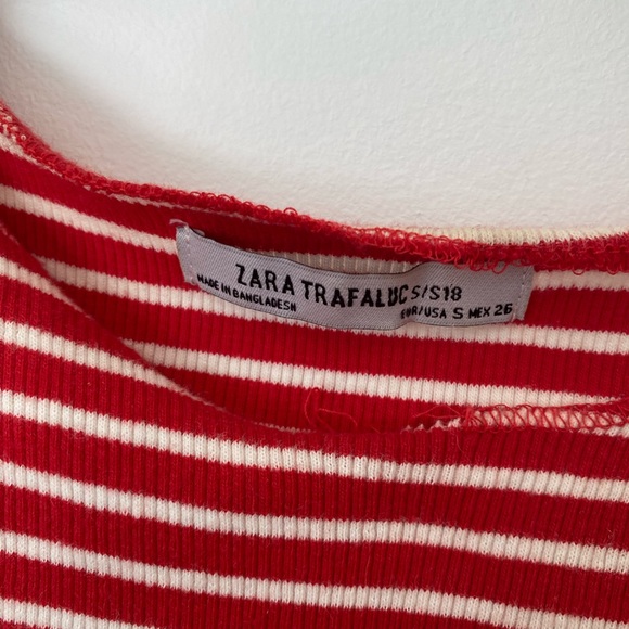 Zara S/S 2018 Striped Crop Tank - Picture 3 of 3